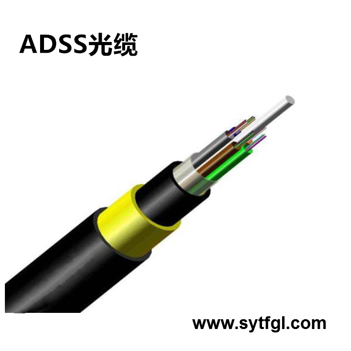 ADSS光缆 ADSS24芯光缆200米跨距价格 ADSS-24B1-200PE单护套